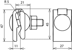 Dehn Abrazadera de Conexión de Terminal MCI tZn Rango Fl 0.4-12mm - 371008