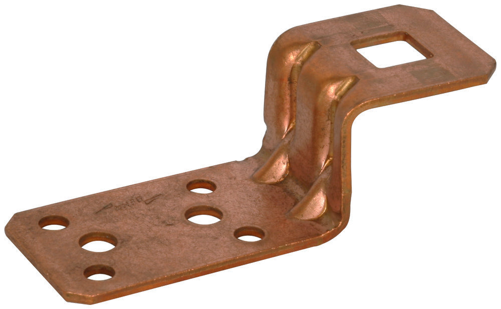 Dehn ZF B11 L81 Cu Terminal de conexión en forma de Z con orificios de remachado - 377017 [2 uds.]