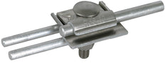 Abrazadera Dehn FS Abrazadera de varilla Air-Term 10mm Al Conexión doble - 380110 [2 piezas]