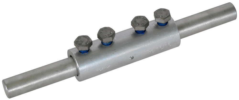 Manguito de conexión de aluminio Dehn con 4 tornillos M8X12mm - 385216