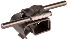 Abrazadera para canalón Dehn de acero inoxidable con doble grapa - 339059