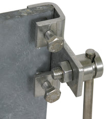 Pinza Dehn StSt Tipo Horizontal Para Perfiles Con Conector KS - 372229