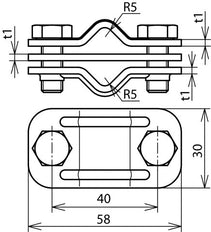 Pinza Desconectadora Dehn Uni Con Placa Intermedia CU - 459127