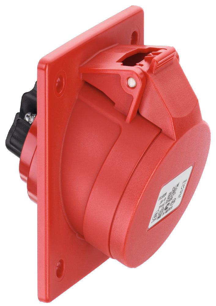 ABL CEE Toma con Brida 3 Polos 16A 230V IP44 20 Grados Azul - F31S220