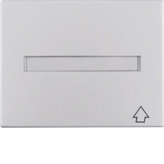 Anillo intermedio de aluminio Hager Berker con tapa abatible - 11547103