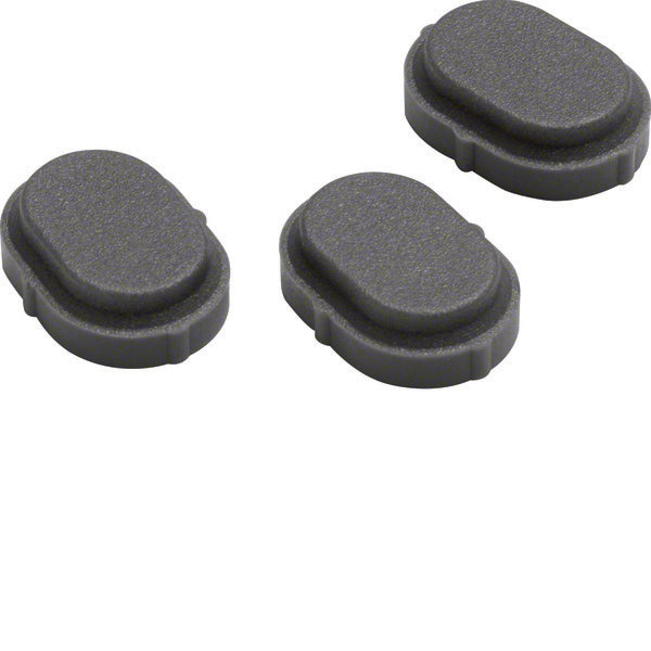 Hager Berker W1 Tapón de cierre para orificios roscados Juego de 4 - 18033500 [5 piezas]