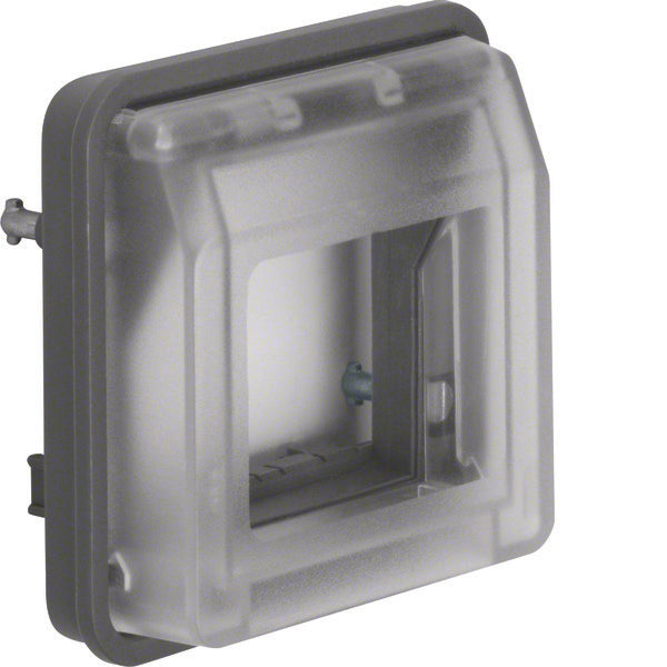 Adaptador multimedia Hager Berker Systo W.1 Gris - 18213500