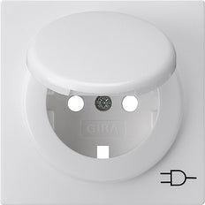 Gira S-Color Blanco Puro Tapa para toma de corriente con toma de tierra y tapa - 092240