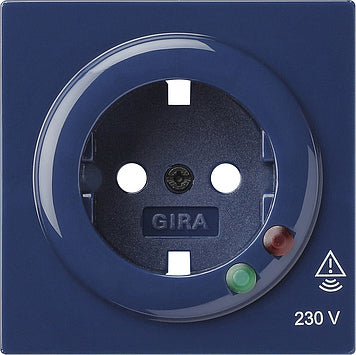 Gira S-Color Tapa azul para toma de corriente con protección contra sobretensión - 144146