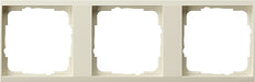Gira Event Marco Intermedio Transparente 3 Plegados Crema Blanco - 1463721 [2 piezas]