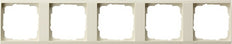 Gira Event Marco Intermedio Transparente 5 Vías Crema Blanco - 1465721