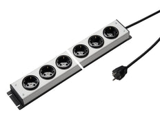 Regleta de enchufes Martin Kaiser de 4 vías con contacto de puesta a tierra y cable de 1,5 m - 1057ZL4l-sw15 [10 Piezas]