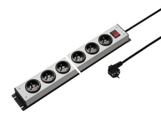 Martin Kaiser Regleta 10 Tomas 90 grados Interruptor Persiana Cable 1.5m - 1016KZL10L-SW15 [10 Piezas]