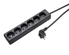 Regleta De 6 Salidas Con Enchufes A 90 Grados Cable De 1,5M - 1060ZL/15W/SW