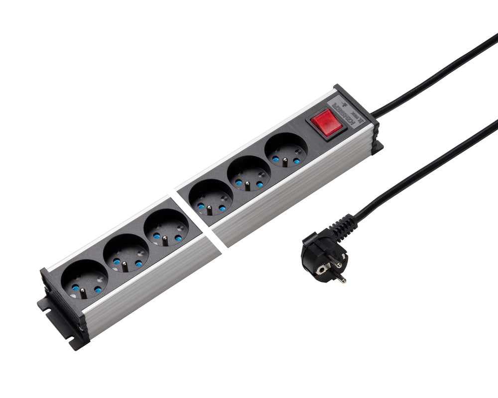 Martin Kaiser Regleta de 10 Tomas de Corriente Cable de Interruptor con Clavija de Tierra - 1116ZL10l-sw15 [10 Piezas]