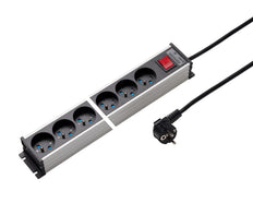 Martin Kaiser Regleta de 10 Tomas de Corriente Cable de Interruptor con Clavija de Tierra - 1116ZL10l-sw15 [10 Piezas]