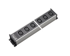 Regleta de enchufes Martin Kaiser 8 vías IEC C13 70 grados 10 amperios - 1122/8l-sw [10 Piezas]