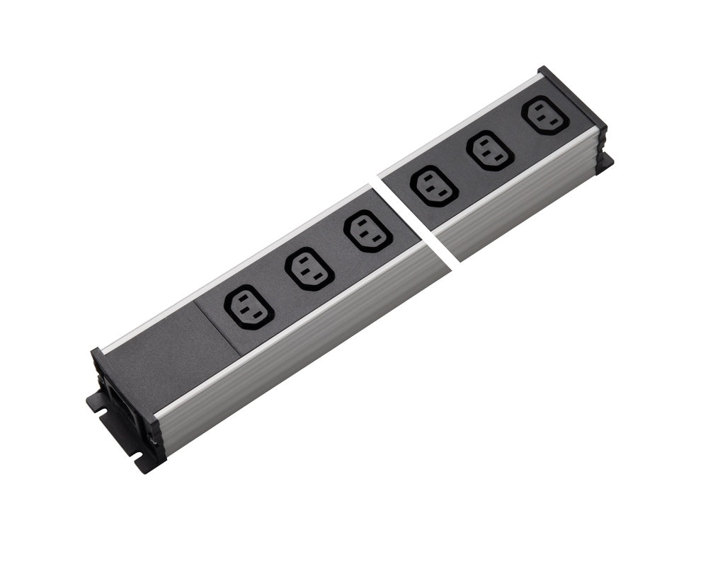 Martin Kaiser Regleta de 6 tomas IEC C13 70 grados sin interruptor - 1126/6l-sw [10 Piezas]