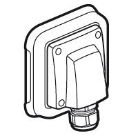 Legrand Plexo IP55 Salida de cable ISO32 Incorporada - 069850