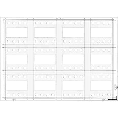 Bticino MyHome A5 Marco Horizontal Blanco IP20 - BT3542