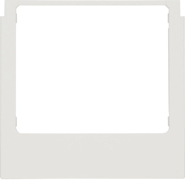 Hager Berker Marco de Diseño Angular Blanco Polar Brillante - WD1221 [2 piezas]