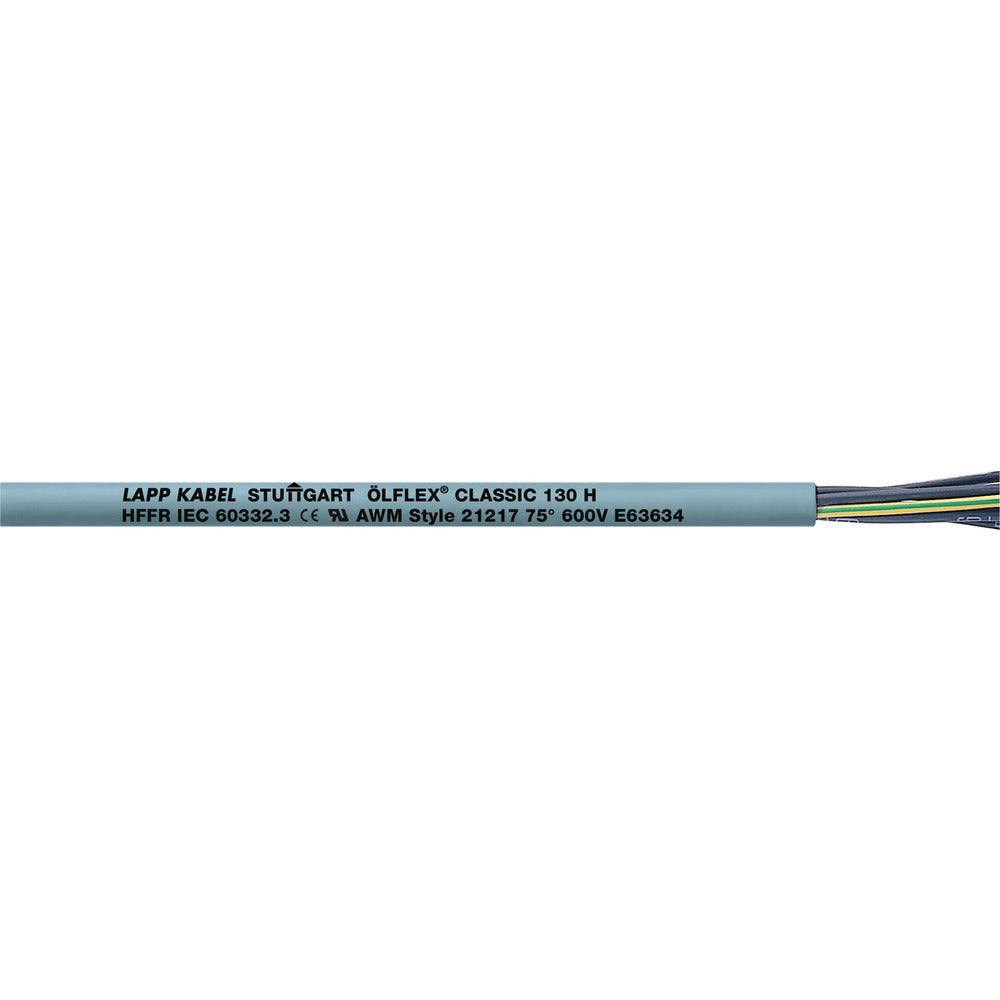 Lapp Olflex Classic 130H 5G1.5 Libre De Halógenos Cable De Control - 1123111 [10 Metros]
