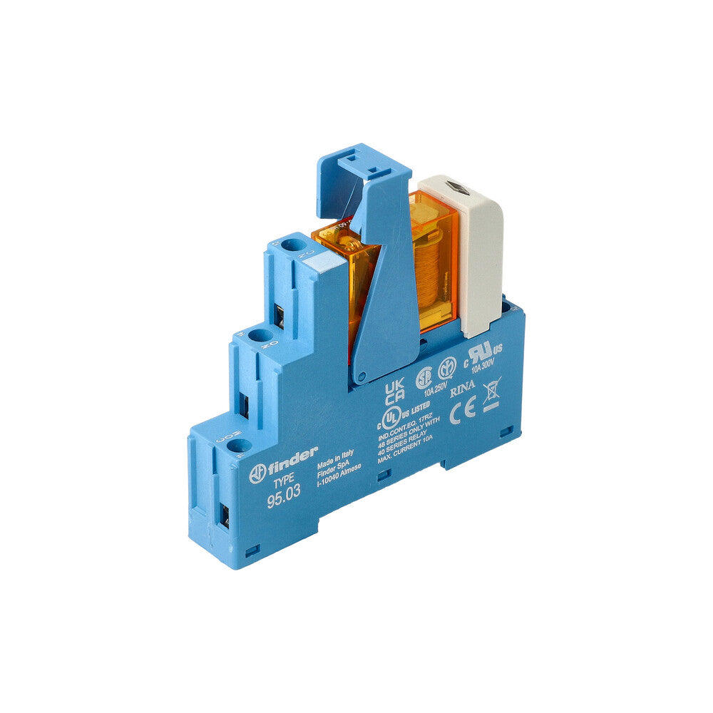 Módulo De Relé De Interfaz Finder 24 V CA 10 A Contacto CO Simple - 48.31.8.024.0060