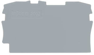 Wago TopJob S Fin Y Placa Intermedia Gris - 2002-1291 [20 Piezas]