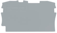 Wago TopJob S Fin Y Placa Intermedia Gris - 2002-1291 [20 Piezas]