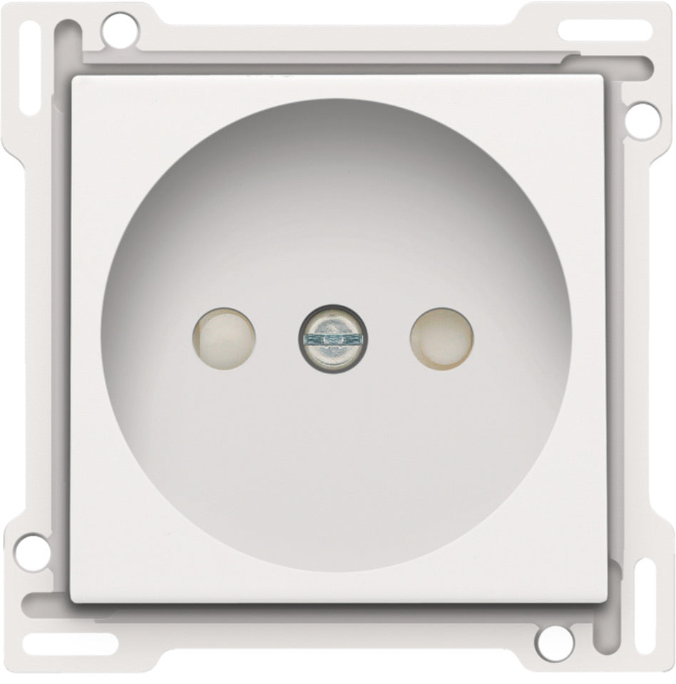 Cubierta De Enchufe Blanca Con Persianas De Seguridad Para Niños - 101-66501 [5 Piezas]