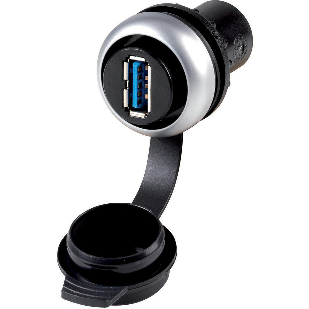 Interfaz De Bulkhead De Titanio USB 3.0 Tipo A - 147539