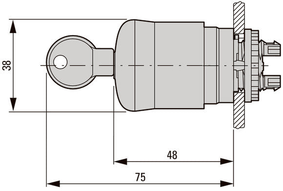 Eaton RMQ-Titan Botón De Parada De Emergencia IP66 38mm NC/NO - 216516