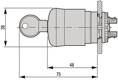 Eaton RMQ-Titan Botón De Parada De Emergencia 38mm IP66 - 216515