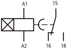 Eaton ETR2-11 Relé De Temporización Electrónico 24-240V CA/CC - 262684