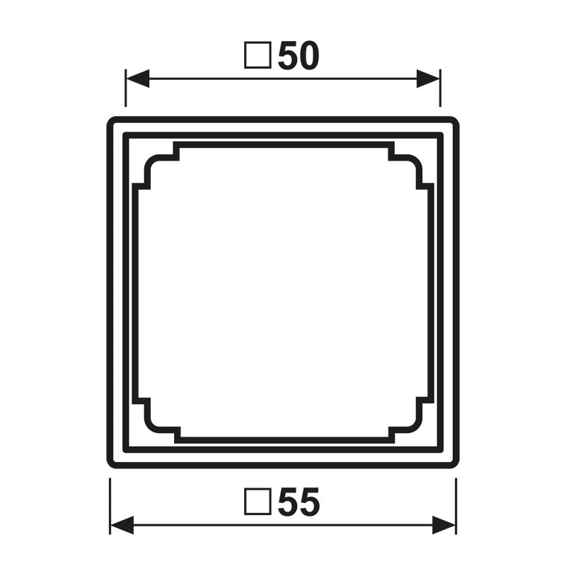 JUNG AS500 Marco De Adaptador RJ45 Blanco Alpino - A590ZAWW [2 Piezas]