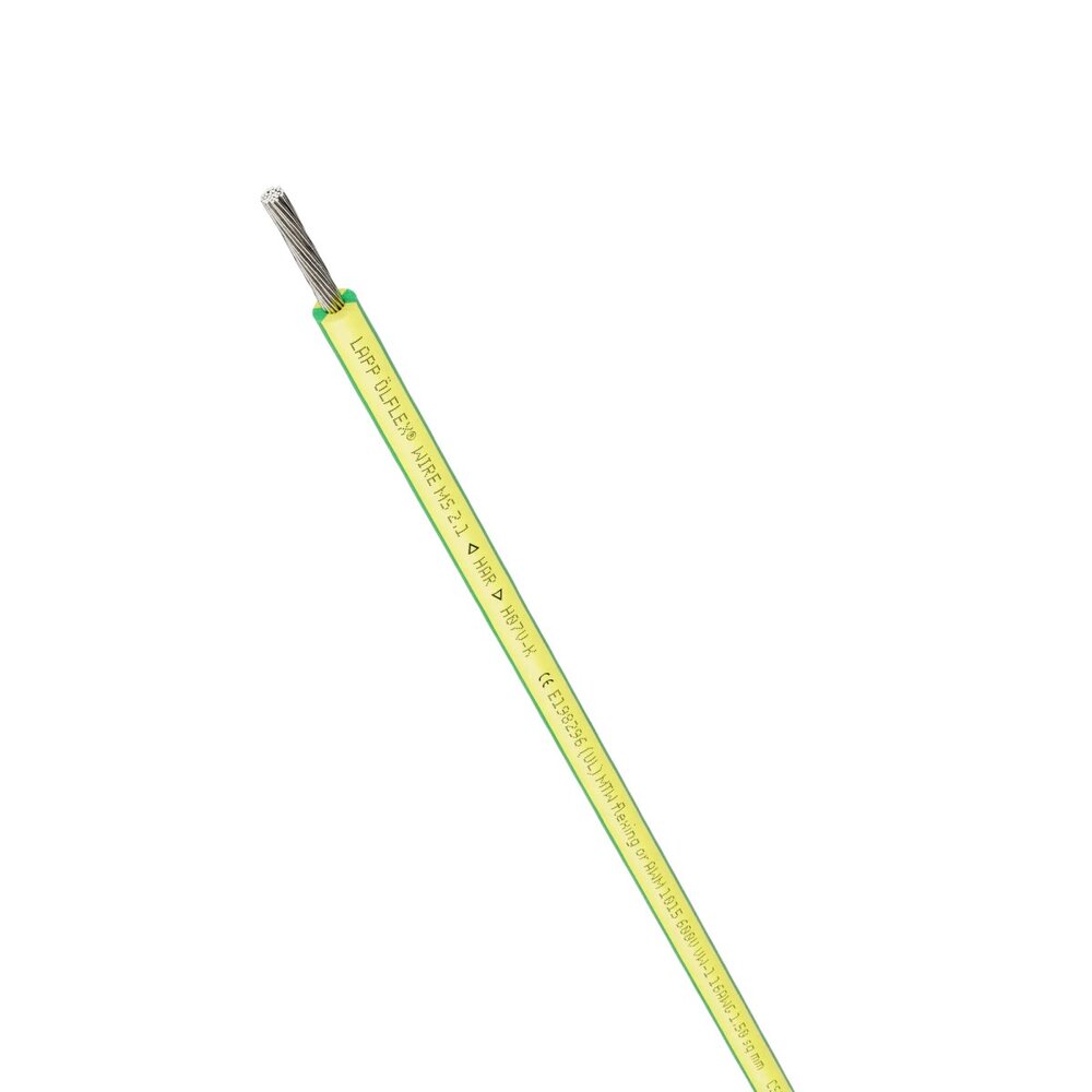 Multi Estándar SC 2.1 Cable Monocore 1mm² Verde Amarillo - 4160300 [100 Metros]
