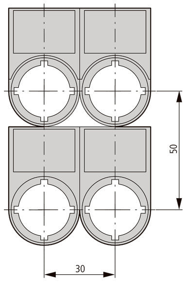 Eaton RMQ-Titan Soporte De Etiqueta M22S-ST-D10 - 216490 [5 Piezas]