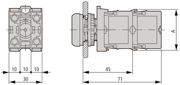 Eaton M22-CLED-W Módulo De Indicador De Señal LED Blanco - 216569