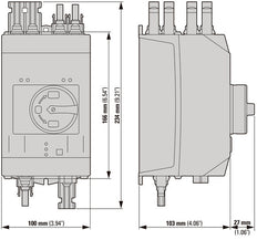 Eaton 30A CC Interruptor Desconector Con Doble MC4 - 120922