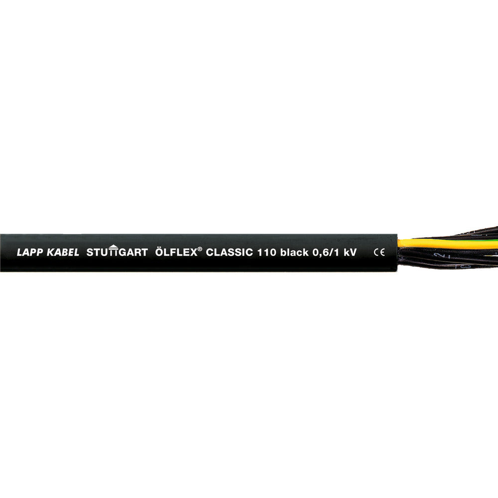 Lapp Olflex Classic 110 Negro 4G0.75 Cable De Control - 1120235 [20 Metros]