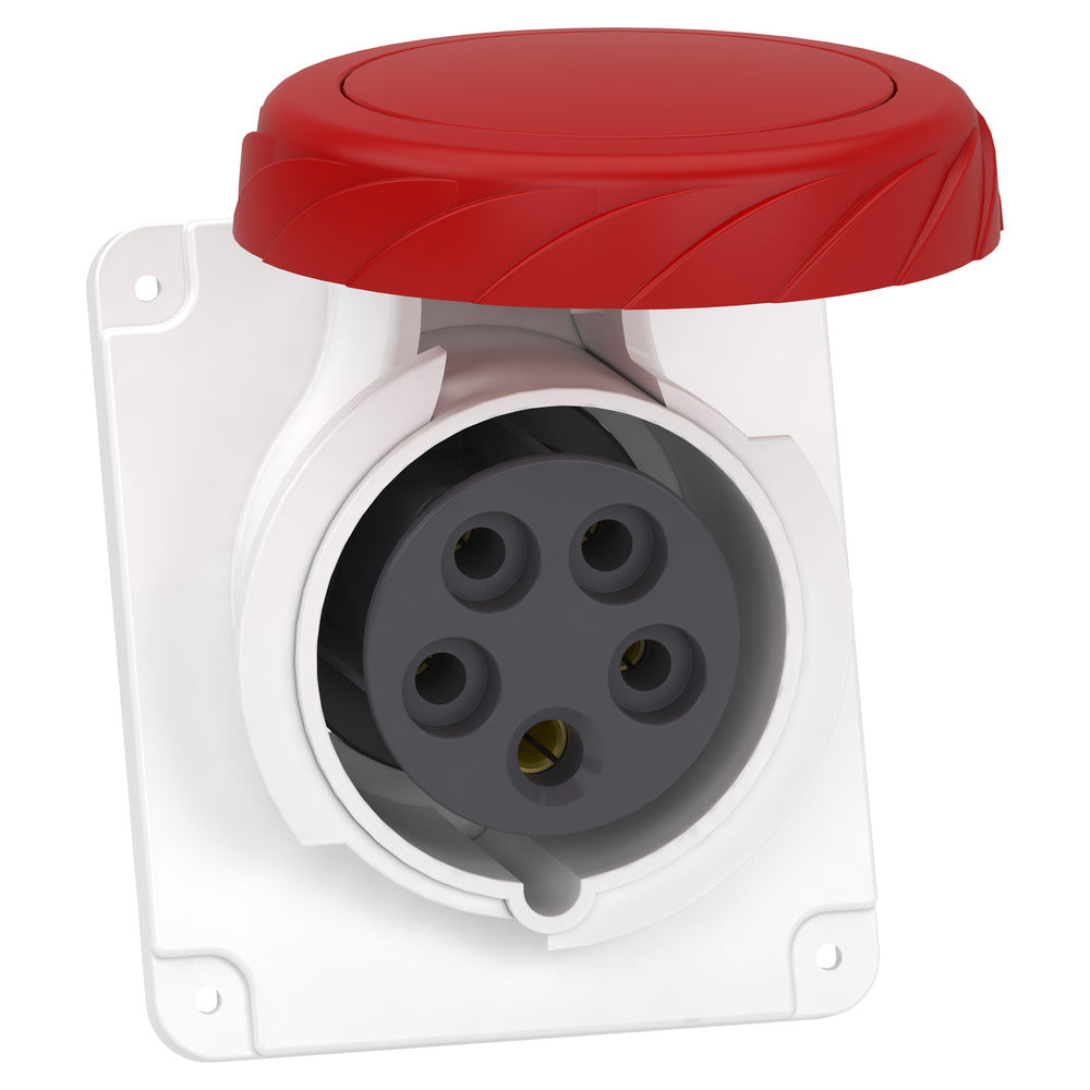 Toma De Panel Angulada PratiKa 16A 5P 400V IP67 - PKF16F735