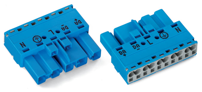 Wago Winsta Midi Conector Macho De 5 Pines Azul - 770-1115 [2 Piezas]
