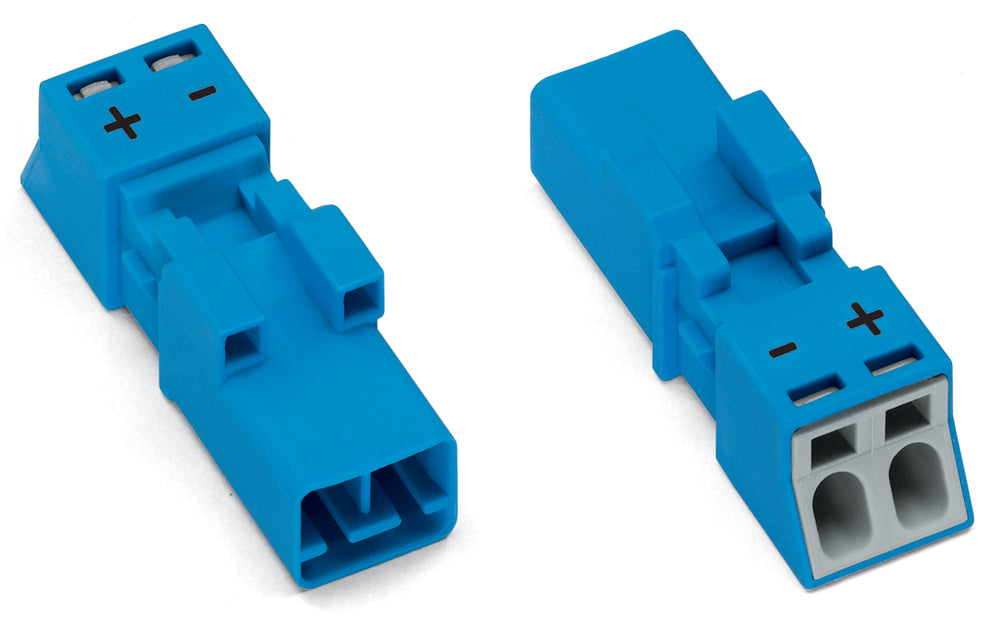Wago 890-1112 Conector Mini Macho De 2 Polos Azul - 890-1112 [2 Piezas]