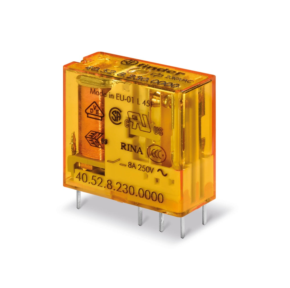 Finder 40.52 Relé PCB 24VAC 2CO 8A - 40.52.8.024.0000