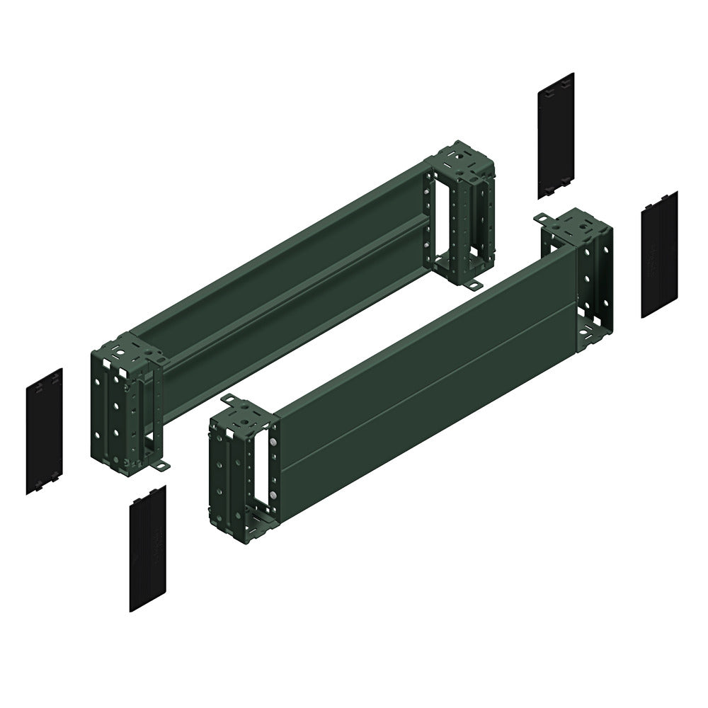 Kit De Zócalo Frontal Para Armario Spacial SF 1600x200mm Gris - NSYSPF16200