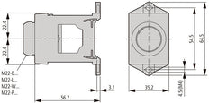 Eaton M22-Ivs Accesorio Para Montaje En Perfil Din - 216400