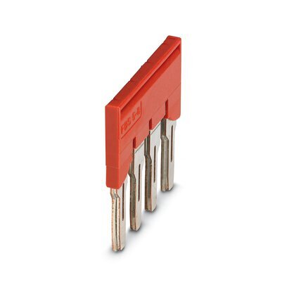 Phoenix Contact Conector De Puente De 4 Polos 8.2mm Rojo - 3030307 [5 Piezas]