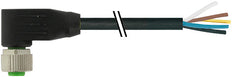 Conector De Sensor Femenino M12 Con Cable PUR De 5M - 7000-12341-6340500