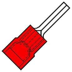 Terminal De Pin Aislado P9 Nylon 0.5-1.5mm2 - 156653 [100 Piezas]