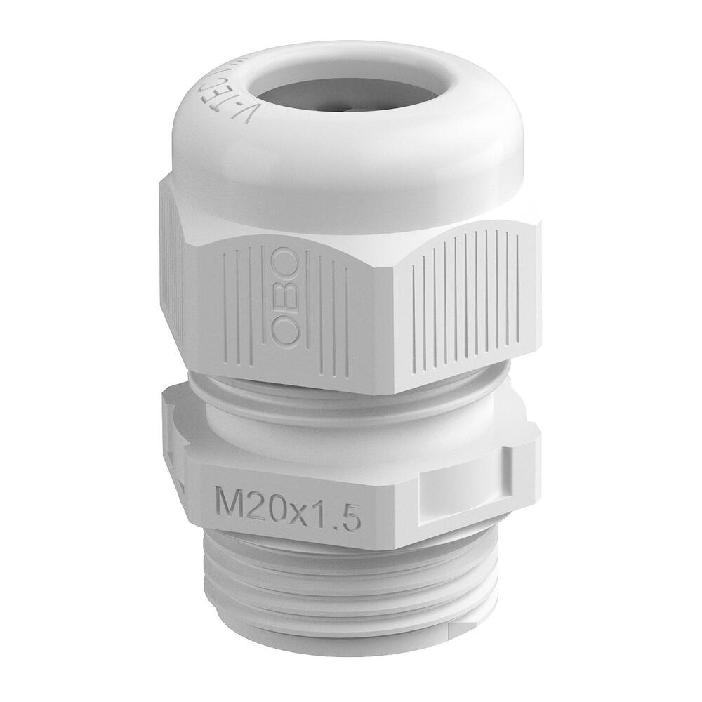 Conector De Cable M25 Resistente A UV IP68 Poliamida Gris Claro - 2022903 [5 Piezas]